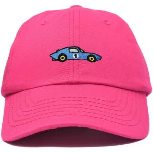 image:imageDALIX Muscle Car Embroidered Cap Cotton Baseball Summer Cool Dad Hat MensHot Pink