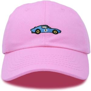 image:imageDALIX Muscle Car Embroidered Cap Cotton Baseball Summer Cool Dad Hat MensLight Pink