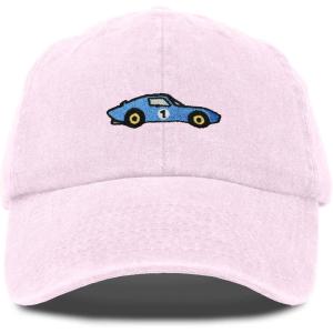 image:imageDALIX Muscle Car Embroidered Cap Cotton Baseball Summer Cool Dad Hat MensWashed Pink