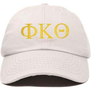 image:imageDALIX Phi Kappa Theta Greek Letters Ball Cap Embroidered HatBeige