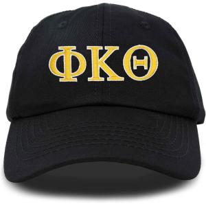 image:imageDALIX Phi Kappa Theta Greek Letters Ball Cap Embroidered HatBlack