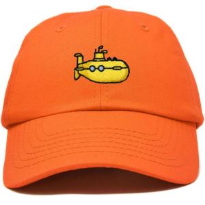 image:imageDALIX Submarine Cotton Dad Hat Adjustable Soft Baseball Cap MensOrange