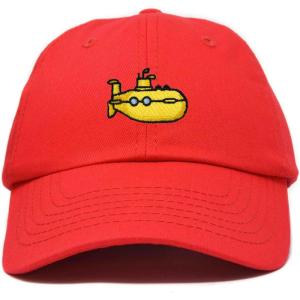 image:imageDALIX Submarine Cotton Dad Hat Adjustable Soft Baseball Cap MensRed