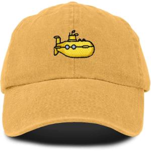 image:imageDALIX Submarine Cotton Dad Hat Adjustable Soft Baseball Cap MensWashed Gold