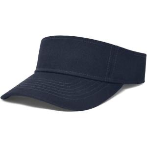 image:imageDALIX Visor Hat Adjustable Cotton Men Women ClassicNavy Blue