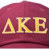 image:imageDALIX Delta Kappa Epsilon Fraternity Greek Letters Ball Cap Embroidered HatMaroon