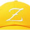 image:imageDALIX Initial Hat Letter Z Vintage Womens Baseball Cap Monogram EmbroideredGold