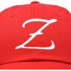 image:imageDALIX Initial Hat Letter Z Vintage Womens Baseball Cap Monogram EmbroideredRed
