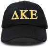 image:imageDALIX Delta Kappa Epsilon Fraternity Greek Letters Ball Cap Embroidered HatBlack