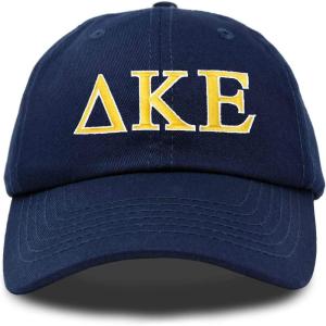 image:imageDALIX Delta Kappa Epsilon Fraternity Greek Letters Ball Cap Embroidered HatNavy Blue