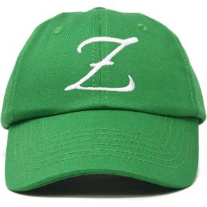 image:imageDALIX Initial Hat Letter Z Vintage Womens Baseball Cap Monogram EmbroideredKelly Green