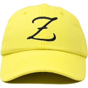 image:imageDALIX Initial Hat Letter Z Vintage Womens Baseball Cap Monogram EmbroideredMinion Yellow
