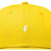 image:imageDALIX Lil Bolt Embroidered Cotton Summer Outdoor Baseball Cap Dad Hat MensGold