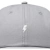 image:imageDALIX Lil Bolt Embroidered Cotton Summer Outdoor Baseball Cap Dad Hat MensGray