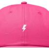 image:imageDALIX Lil Bolt Embroidered Cotton Summer Outdoor Baseball Cap Dad Hat MensHot Pink