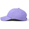 image:imageDALIX Lil Bolt Embroidered Cotton Summer Outdoor Baseball Cap Dad Hat MensLavender