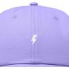 image:imageDALIX Lil Bolt Embroidered Cotton Summer Outdoor Baseball Cap Dad Hat MensLavender
