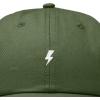 image:imageDALIX Lil Bolt Embroidered Cotton Summer Outdoor Baseball Cap Dad Hat MensOlive