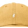 image:imageDALIX Lil Bolt Embroidered Cotton Summer Outdoor Baseball Cap Dad Hat MensWashed Gold