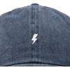 image:imageDALIX Lil Bolt Embroidered Cotton Summer Outdoor Baseball Cap Dad Hat MensWashed Navy Blue