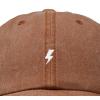 image:imageDALIX Lil Bolt Embroidered Cotton Summer Outdoor Baseball Cap Dad Hat MensWashed Orange
