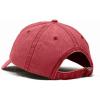 image:imageDALIX Lil Bolt Embroidered Cotton Summer Outdoor Baseball Cap Dad Hat MensWashed Red