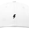 image:imageDALIX Lil Bolt Embroidered Cotton Summer Outdoor Baseball Cap Dad Hat MensWhite