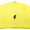 image:imageDALIX Lil Bolt Embroidered Cotton Summer Outdoor Baseball Cap Dad Hat MensYellow