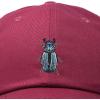 image:imageDALIX Symbolic Beetle Hat Womens Embroidered Baseball CapMaroon