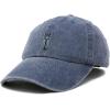 image:imageDALIX Symbolic Beetle Hat Womens Embroidered Baseball CapWashed Navy Blue