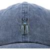 image:imageDALIX Symbolic Beetle Hat Womens Embroidered Baseball CapWashed Navy Blue