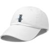 image:imageDALIX Symbolic Beetle Hat Womens Embroidered Baseball CapWhite