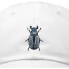 image:imageDALIX Symbolic Beetle Hat Womens Embroidered Baseball CapWhite