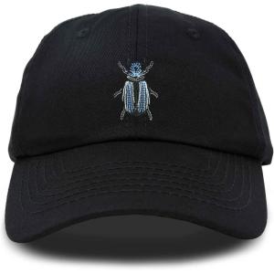 image:imageDALIX Symbolic Beetle Hat Womens Embroidered Baseball CapBlack
