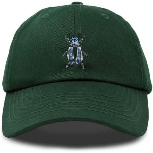 image:imageDALIX Symbolic Beetle Hat Womens Embroidered Baseball CapDark Green