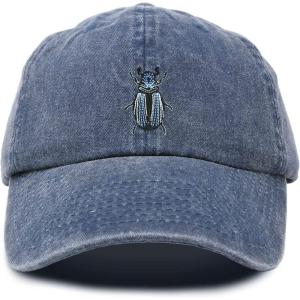 image:imageDALIX Symbolic Beetle Hat Womens Embroidered Baseball CapWashed Navy Blue