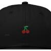 image:imageDALIX Lil Cherry Embroidered Cotton Summer Outdoor Baseball Cap Dad Hat WomensBlack