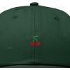 image:imageDALIX Lil Cherry Embroidered Cotton Summer Outdoor Baseball Cap Dad Hat WomensDark Green