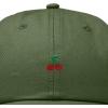 image:imageDALIX Lil Cherry Embroidered Cotton Summer Outdoor Baseball Cap Dad Hat WomensOlive