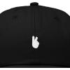 image:imageDALIX Lil Peace Sign Embroidered Cotton Cap Outdoor Dad Hat WomensBlack
