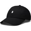 image:imageDALIX Lil Peace Sign Embroidered Cotton Cap Outdoor Dad Hat WomensBlack
