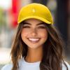 image:imageDALIX Lil Peace Sign Embroidered Cotton Cap Outdoor Dad Hat WomensGold