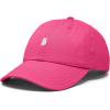 image:imageDALIX Lil Peace Sign Embroidered Cotton Cap Outdoor Dad Hat WomensHot Pink