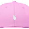 image:imageDALIX Lil Peace Sign Embroidered Cotton Cap Outdoor Dad Hat WomensLight Pink