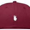 image:imageDALIX Lil Peace Sign Embroidered Cotton Cap Outdoor Dad Hat WomensMaroon