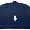 image:imageDALIX Lil Peace Sign Embroidered Cotton Cap Outdoor Dad Hat WomensNavy Blue