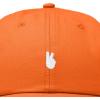 image:imageDALIX Lil Peace Sign Embroidered Cotton Cap Outdoor Dad Hat WomensOrange
