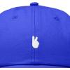 image:imageDALIX Lil Peace Sign Embroidered Cotton Cap Outdoor Dad Hat WomensRoyal Blue