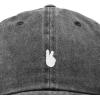 image:imageDALIX Lil Peace Sign Embroidered Cotton Cap Outdoor Dad Hat WomensWashed Black