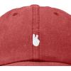 image:imageDALIX Lil Peace Sign Embroidered Cotton Cap Outdoor Dad Hat WomensWashed Red